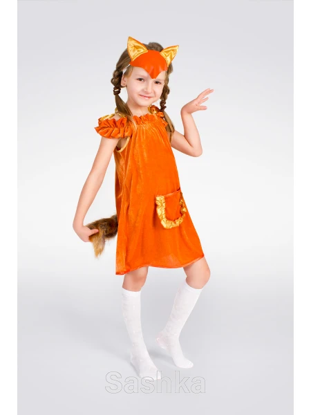 Карнавальний костюм Лисеня для дівчиники, розмір 80-116 Карнавальний костюм Лисеня для дівчиники, розмір 80-116