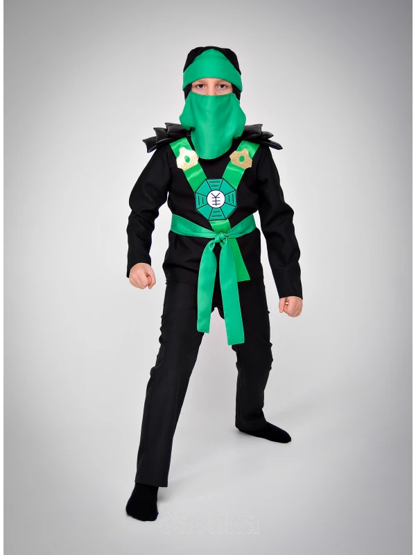 Карнавальний костюм Ніндзяго (зелений)